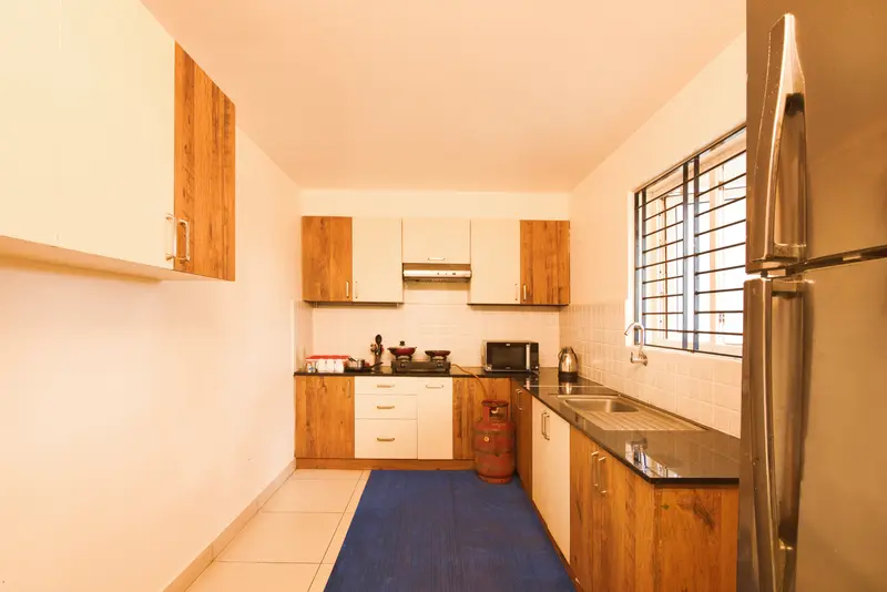 The kitchen, looking through