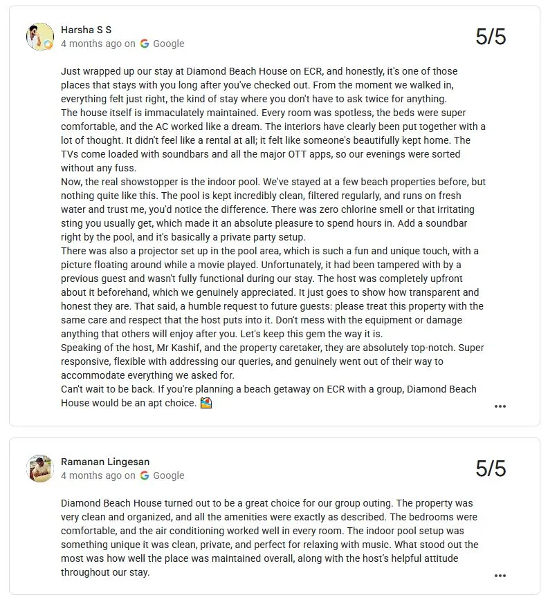 Google review screenshot for ECR Diamond
