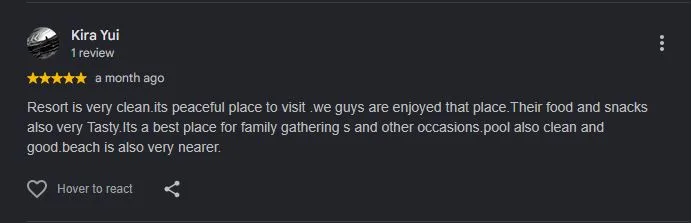 Google review screenshot for ECR Sapphire